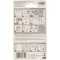 Command 57708 Bandes de Suspension pour Cadre - 8 pieces, Blanc, Taille M & Languettes pour Accrochage de Tableaux avec Bords Et