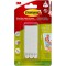 Command 57708 Bandes de Suspension pour Cadre - 8 pieces, Blanc, Taille M & Languettes pour Accrochage de Tableaux avec Bords Et