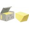 Post-it - BP272 - Note recyclee - 76 x 127 mm - Tour de 6 blocs - Jaune pastel
