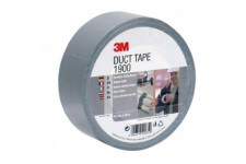 3M 1900SI50 Ruban Adhesif Toile 50 mm x 50 m, Argent