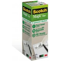 Lot de 9 : Scotch Rubans adhesifs 19 mm x 33 m Transparent