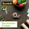 Lot de 9 : Scotch Rubans adhesifs 19 mm x 33 m Transparent