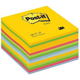 Post-it Cube Light Energie - 76 x 76mm - 450 feuilles