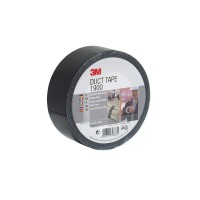 3M 1900S50 Ruban Adhesif Toile 50 mm x 50 m Noir