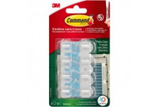 Command 17017 Clips de Decoration Transparents pour Exterieur