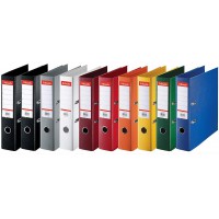 Lot de 10 : Esselte Ring Binders with Standard Spine, Assorted Classic, 624177