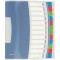 Esselte 626256 Colour'Ice Esselte Trieur A4 capacite 200 feuilles index Interchangeableï¼ŒCouleurs Assorties & Trieur A4, Transl