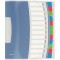 Esselte 626256 Colour'Ice Esselte Trieur A4 capacite 200 feuilles index Interchangeableï¼ŒCouleurs Assorties & Trieur A4, Transl