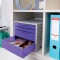 Esselte Bloc de Classement a  4 Tiroirs, Bleu, Colour'Ice, 626284