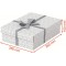 Esselte - Lot de 3 Boites avec Couvercle, Rangement & Cadeaux, 100% Carton Recycle, 100% Recyclable, Motif Geometrique, Blanc, 6