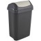 keeeper Poubelle avec Couvercle Basculant, 25 L, Swantje, Gris Graphite