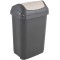 keeeper Poubelle avec Couvercle Basculant, 50 L, Swantje, Gris Graphite