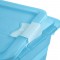 keeeper Boite de Rangement avec Couvercle et Systeme de Fermeture Coulissante, 39,5 x 29,5 x 30 cm, 24 l, Cornelia, B