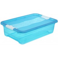 keeeper Boite de Rangement avec Couvercle et Systeme de Fermeture Coulissante, 59,5 x 39,5 x 17 cm, 28 l, Cornelia, B