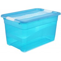 keeeper Boite de Rangement avec Couvercle et Systeme de Fermeture Coulissante, 59,5 x 39,5 x 34 cm, 52 l, Cornelia, B