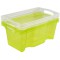 Keeeper Boite de Rangement avec Poignees Integrees, Dimensions : S, 35 x 21 x 15 cm, 6,5 l, Franz, Vert transparent