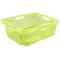 Keeeper Boite de Rangement avec Poignees Integrees, Dimensions : L, 43 x 35 x 15 cm, 16 l, Franz, Vert transparent