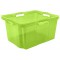 Keeeper Boite de Rangement avec Poignees Integrees, Dimensions : XL, 43 x 35 x 23 cm, 24 l, Franz, Vert transparent