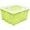 Keeeper Boite de Rangement avec Poignees Integrees, Dimensions : XXL, 52 x 43 x 26 cm, 44 l, Franz, Vert transparent