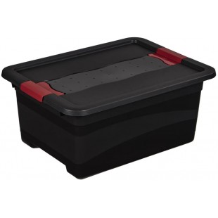 keeeper Boite de Transport avec Couvercle et Systeme de Fermeture Coulissant, Extra-Robuste, 39,5 x 29,5 x 17,5 cm, 1