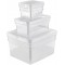 keeeper Clearboxes with Air Control System, Set of 8, 3x 1.7 L, 2x 5.6 L, 3x 18 L, Bea, Transparent