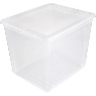 keeeper Boite de Rangement avec Systeme Air Control, 39 x 33,5 x 32 cm, 30 l, Bea, Transparent