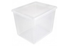 keeeper Boite de Rangement avec Systeme Air Control, 39 x 33,5 x 32 cm, 30 l, Bea, Transparent