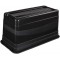 keeeper Transport Box with Lid, Extra Strong, Sliding Closure, 79.5x39.5x40 cm, 83 Litre, Eckhart, Graphite Grey