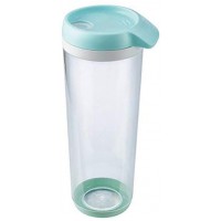 keeeper Boite Verseuse pour Aliments Secs, Ouverture 4-en-1, Plastique sans BPA, 1 L, 11 x 9,2 x 25 cm, Bruni, Vert Menthe