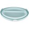 keeeper Boite de Transport pour Gateaux avec Rainures de Decoupe et Plateau de Service, Plastique sans BPA, 38 x 37,5 x 13,5 cm,