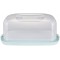 keeeper Boite de Transport pour Gateaux avec Plateau de Service, Plastique sans BPA, 43 x 25 x 18 cm, Gino, Vert Menthe