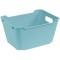 keeeper Lifestyle Storage Box, Textured Surface, 1.8 Litre, Lotta, Aqua Blue