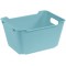 keeeper Lifestyle Storage Box, Textured Surface, 1.8 Litre, Lotta, Aqua Blue