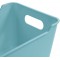 keeeper Lifestyle Storage Box, Textured Surface, 1.8 Litre, Lotta, Aqua Blue