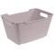 keeeper Lifestyle Storage Box, Textured Surface, 6 Litre, Lotta, Grey