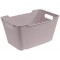 keeeper Lifestyle Storage Box, Textured Surface, 6 Litre, Lotta, Grey