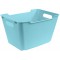 keeeper Boite de Rangement, Surface Texturee, 12 L, Lotta, Bleu Clair