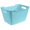 keeeper Boite de Rangement, Surface Texturee, 12 L, Lotta, Bleu Clair