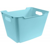 keeeper Boite de Rangement, Surface Texturee, 20 L, Lotta, Bleu Clair