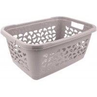 keeeper Laundry Basket, Air Permeable Design, 52 Litre, Jost, Grey