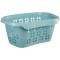 keeeper Laundry Basket with Hip Support, Air Permeable Design, 30.5 Litre, Anton, Aqua Blue