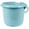 keeeper Bucket with Integrated Measuring Scale and Ergonomic Handle, 5 Litre, Mika, Aqua Blue
