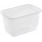 keeeper Food Storage Containers, Set of 4, 4 x 750 ml, 15.5 x 10.5 x 8.5 cm, Fredo Fresh, Transparent Blue