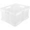 keeeper Boite de Transport Euro-Box XXL, Plastique Robuste (PP), 52 x 43 x 28 cm, 54 l, Bruno, Natural Transparent