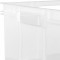 keeeper Boite de Transport Euro-Box XXL, Plastique Robuste (PP), 52 x 43 x 28 cm, 54 l, Bruno, Natural Transparent