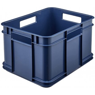 keeeper Boite de Rangement avec Poignees, Boite Euro M, Procyclen, 16 L, Bruno Eco Line, Eco Bleu