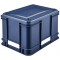 keeeper Boite de Rangement avec Poignees, Boite Euro M, Procyclen, 16 L, Bruno Eco Line, Eco Bleu