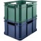 keeeper Boite de Rangement avec Poignees, Boite Euro M, Procyclen, 16 L, Bruno Eco Line, Eco Bleu