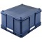 keeeper Boite de Rangement avec Poignees, Boite Euro XXL, Procyclen, 54 L, Bruno Eco Line, Eco Bleu