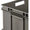 keeeper Boite de Rangement avec Poignees, Boite Euro XXL, Procyclen, 54 L, Bruno Eco Line, Eco Gris